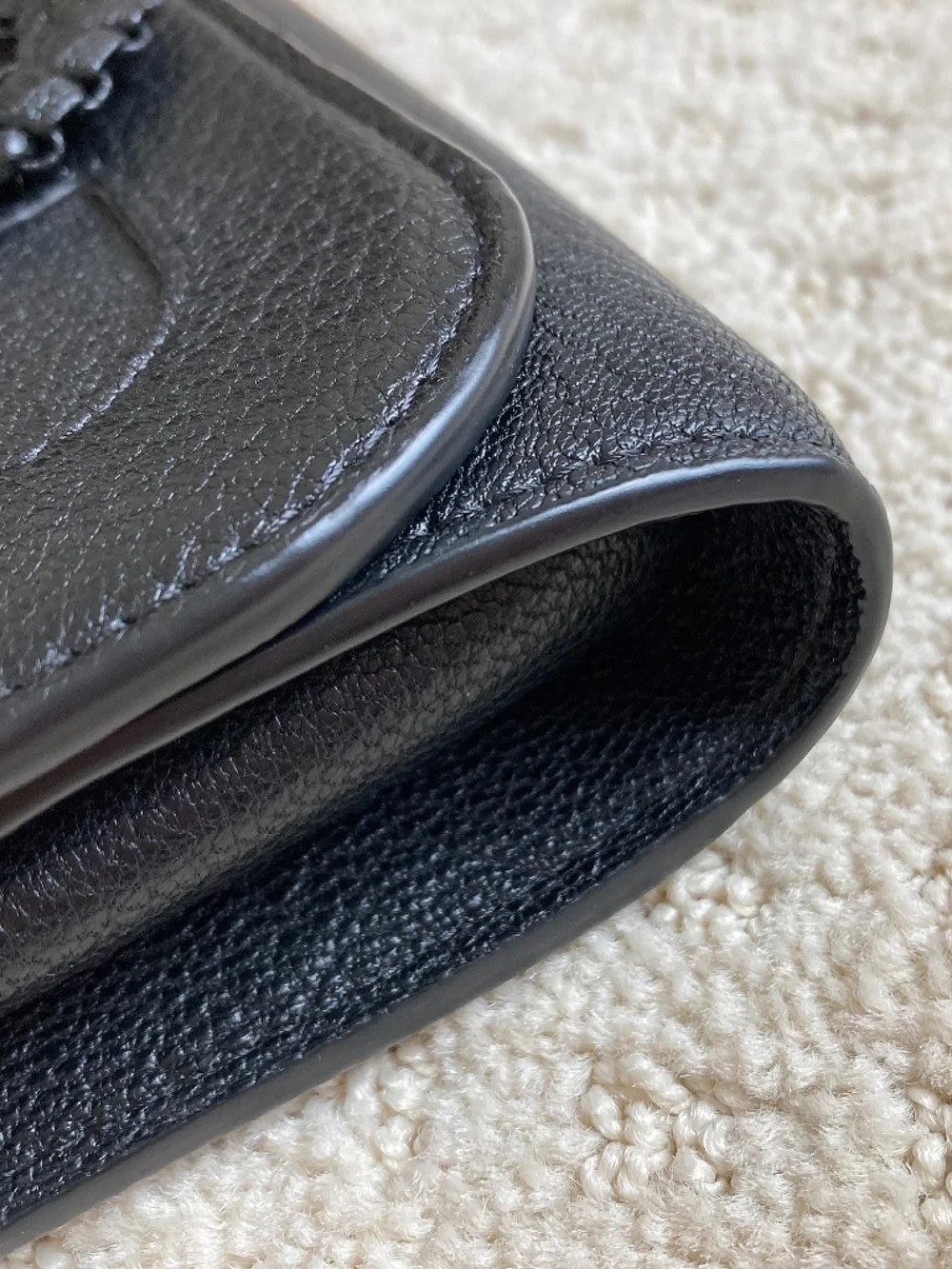 See by Chloe Black Leather Hana Wallet on Chain - Picture 4 of 14